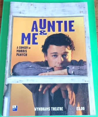 Alan Davies & Margaret Tyzack in Auntie & Me - Wyndhams Theatre Programme - 2003 - Image 1 of 3