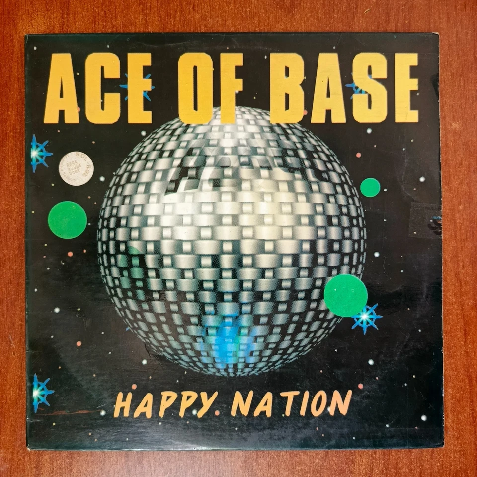Ace Of Base ‎– Happy Nation [1993] Vinyl LP Synth-pop Arista Rare Version - Image 1 of 4
