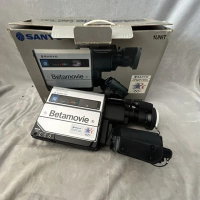 Sanyo Betamovie VRC-100 Camcorder, Only Camera And Box Only, Untested - Image 1 of 4