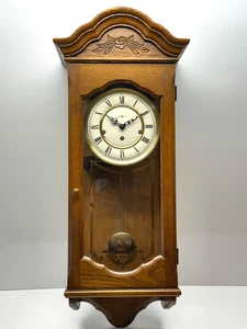 Howard Miller Pendel Wanduhr Triple Chime Hermle Uhrwerk 612-578 mit Schlüssel - Bild 1 von 10
