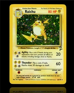 ▸ Raichu | Base Set 2 | Holo Rare | 16/130 | LP - Picture 1 of 2