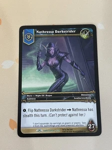 Juego de cartas coleccionables World of Warcaft, Nathressa Darkstrider, Through the Dark Portal 3/319, LP - Imagen 1 de 1