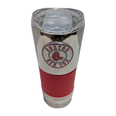 Boston Red Sox MLB 24 унции отличный американский хромированный стакан кружка бутылка для напитков новая - Изображение 1 из 4