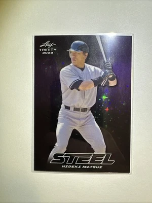 2023 Leaf Trinity- STEEL Hideki Matsui LIMITED PRINT RUN 39/49 - Image 1 of 3