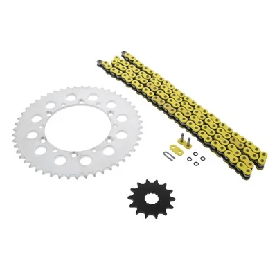 2003-2007 Kawasaki KLX300R 300 R Yellow O Ring Chain And Sprocket 14/51 112L - Image 1 of 4