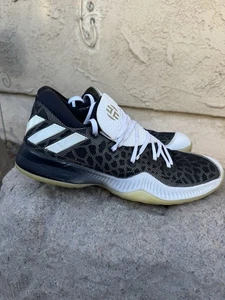 Adidas James Harden B/E Black White Men’s Basketball Shoes Size 11 - Picture 1 of 8