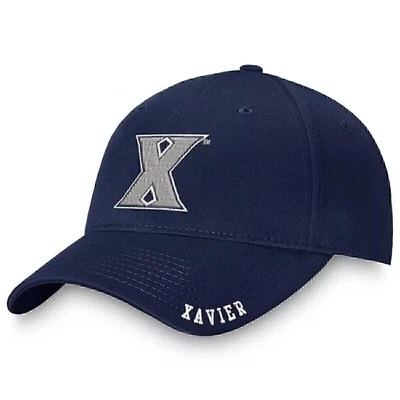 XAVIER MUSKETEERS CAPTAIN DAD SLOUCH HAT MVP AUTHENTIC NCAA FOOTBALL TEAM NEW - Image 1 of 3