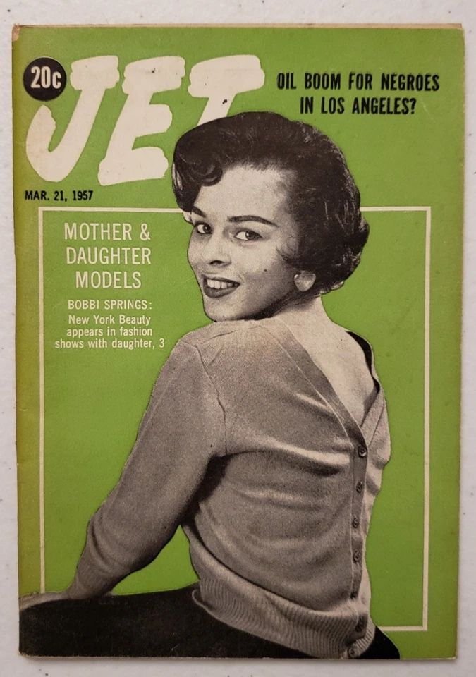 Jet Magazine March 21 1957 Fashion Models~Civil Rights~Female Impersonator - Image 1 of 4