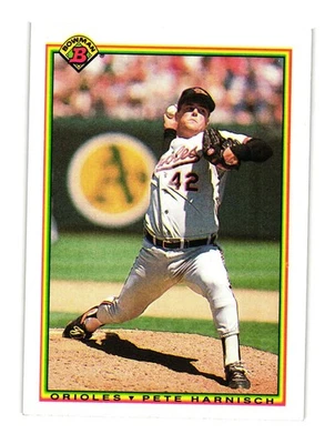 1990 Bowman #247 Pete Harnisch Baltimore Orioles - Image 1 of 2