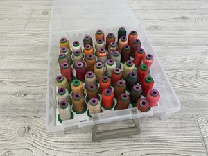 45ct Isacord Quality Embroidery Threads 1000m Reds/Oranges/Browns/Golds /sb - Picture 1 of 8