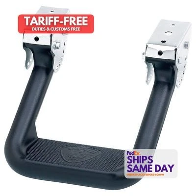 Carr 104811, Pair of Hoop II Multi mount Step Black Aluminum Performance Parts - Image 1 of 4