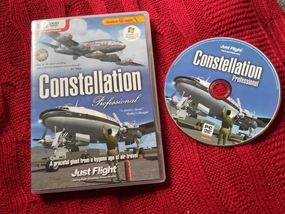 CONSTELLATION PROFESSIONAL Pc DVD Rom Add-On Microsoft Flight Simulator X FSX - Image 1 of 2