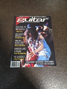 Guitar for the Practicing Musician Magazine January 1992 Guns N' Roses w Poster - Foto 1 di 3
