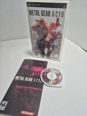 Metal Gear AC!D ACID (Sony PSP, 2005) Cib - Good Condition - - Image 1 of 4