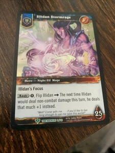 Illidan Stormrage Timewalkers FOIL World of Warcraft TCG Nm - Picture 1 of 2