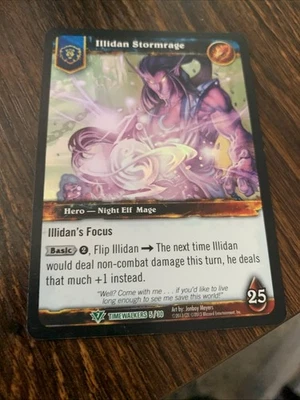 Illidan Stormrage Timewalkers FOIL World of Warcraft TCG Nm - Image 1 of 2