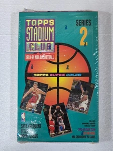 1993-94 NBA Topps Stadium Club Basketball Series 2 Factory Sealed - Free Postage - Picture 1 of 6
