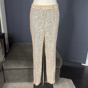 Herren Gold Voll Pailletten Formell Party Anzughose Größe 34 NEU - Bild 1 von 10