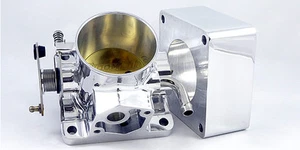 Accufab 75 mm Mustang 5,0 L cuerpo acelerador pulido y kit espaciador en blanco 5,0 L 302 GT - Imagen 1 de 1