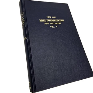 New Age Bible Interpretation New Testament Vol V 1976 Heline HB Book Vintage - Picture 1 of 17