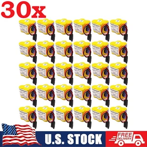 Batería 30X BR-2/3AGCT4A BR2/3AG BR2/3AGCT4A para FANUC A98L-0031-0025 con enchufe EE. UU. - Imagen 1 de 9
