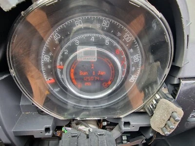 2008 FIAT 500 2008-2015 Petrol Manual Speedometer Speedo Clocks 73571904 crack - Image 1 of 4