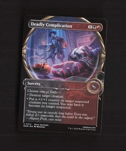 Deadly Complication 0312 Murders at Karlov Manor SHOWCASE Uncommon MTG Card - Picture 1 of 3