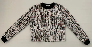 Carven Womens White Crewneck Longsleeve Top Size XS - Picture 1 of 5