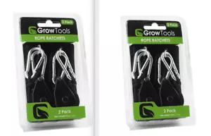 Grow Tools Seilratsche 4er Set Seilbinder Campingwerkzeuge Garage Auto 68 kg Stärke - Bild 1 von 4