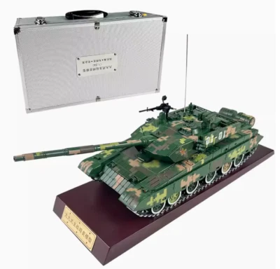 1:26 42CM China Army Type 99 Main Battle Tanks Diecast  Vehicles Armor Model - Image 1 of 4