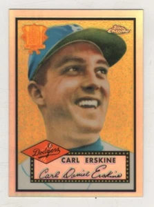 2002 Topps Chrom 1952 Nachdruck Refraktor #03 Carl Erskine Brooklyn Dodgers BV $ 8 - Bild 1 von 1