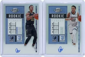 2020-21 Contenders Optic Desmond Bane Rookie Ticket Autograph Set Grizzlies - Picture 1 of 5