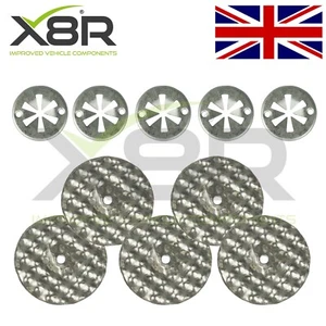 Bouclier Thermique Protection Plaque Inox Acier Rondelle Réparation Set Kit - Picture 1 of 8