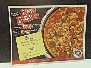 Pizza Hut Placemat "Totally New Pizza" with Ken Griffey Jr '98 Sweepstakes 1997 - Picture 1 of 6