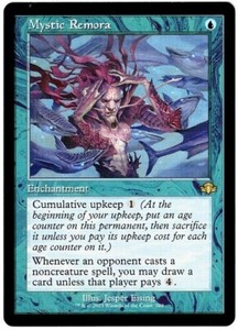 Mystic Remora ( retro frame ) Dominaria Remastered - Magic the Gathering