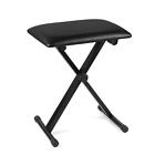Piano Keyboard Bench Foldable X-Style Padded Stool Chair Seat Cushion Adjustable