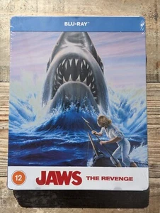 Jaws the Revenge (1987) UK Reg Free Blu-ray Steelbook NEW & SEALED Michael Caine - Picture 1 of 2