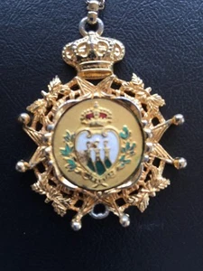 Nettie Rosenstein Vintage Unikat Royal Crown Anhänger Halskette - Bild 1 von 4