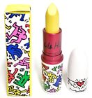 MAC Viva Glam Keith Haring Lipstick St Mark Yellow Sheer Bright Yellow Pearl NIB