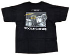 Drums Tools Of The Trade Drum Set T-shirt Size XL Black Excellent! 100% Cotton