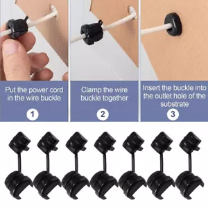 20Pcs round Strain Relief Cord Connector, Nylon Insulation Cable Bush Grommet, E - Picture 1 of 12