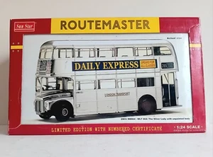 Sunstar 2903 Routemaster. 1:24 Scale Silver Daily Express Routemaster  - Picture 1 of 16