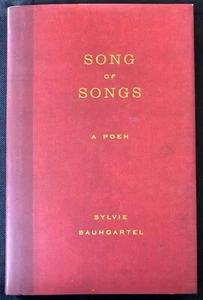 Song of Songs: A Poem by Sylvie Baumgartel 2019 Hardcover Farrar Straus & Giroux - Imagen 1 de 4