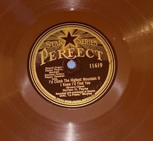 PERFECT 11619 I'D CLIMB THE HIGHEST MOUNTAIN IF I KNEW I'D FIND YOU 78 RECORD - Imagen 1 de 6