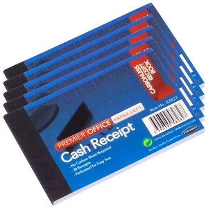 10 Small Carbonless Cash Receipt Books Sale Duplicate Record Paper Copy Mini Pad - Picture 1 of 3