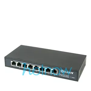 DSLRKIT Gigabit 8 Ports Passive PoE Switch Injector Ethernet NO Power Adapter - Picture 1 of 6
