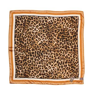 Vince Camuto Racing Leopard 100% Silk 36" Square Scarf #VC2393 - Picture 1 of 1