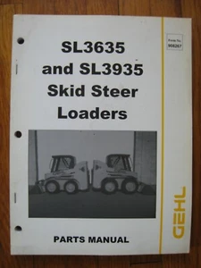 Gehl SL3635 SL3935 Skid Loader Parts book manual ORIGINAL - Picture 1 of 3