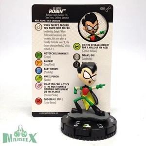 Heroclix Batman Team-Up set Robin #001 Common figure w/card! - Picture 1 of 1