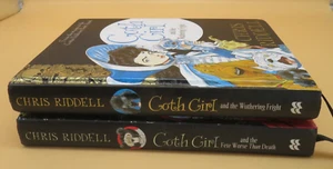 Chris Riddell 2 Book Set Goth Girl The Fete Worse Than Death HB 2014- 1st 2015 - Imagen 1 de 18